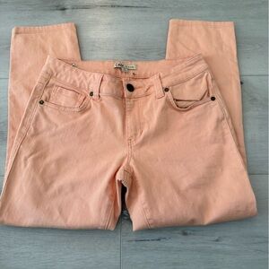 CAbi Peach Straight Leg Women Jeans